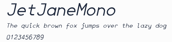 JetJaneMono預覽圖
