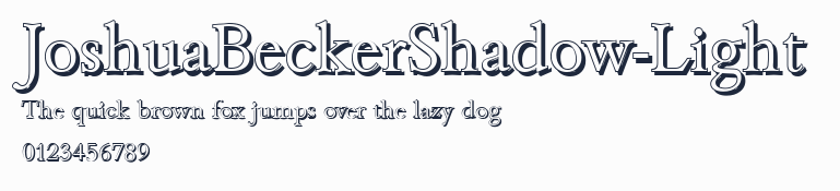 JoshuaBeckerShadow-Light預覽圖