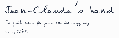 Jean-Claude's hand預覽圖