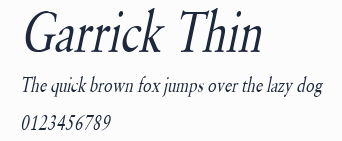 Garrick Thin預覽圖
