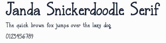 Janda Snickerdoodle Serif