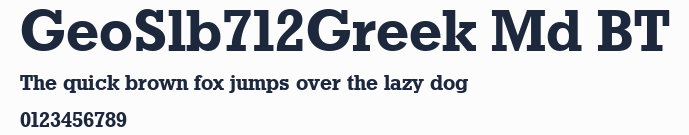GeoSlb712Greek Md BT