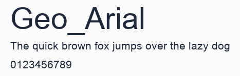 Geo_Arial預覽圖