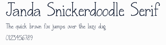 Janda Snickerdoodle Serif