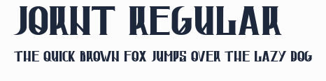 Jornt Regular預覽圖