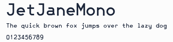 JetJaneMono預覽圖