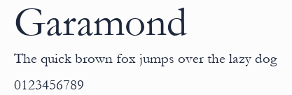 Garamond