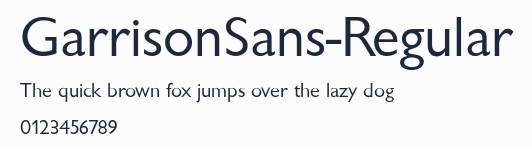 GarrisonSans-Regular預覽圖