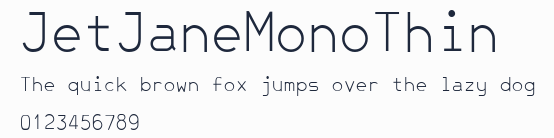 JetJaneMonoThin預覽圖