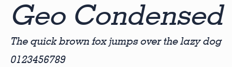 Geo Condensed預覽圖