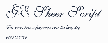 GE Sheer Script預覽圖