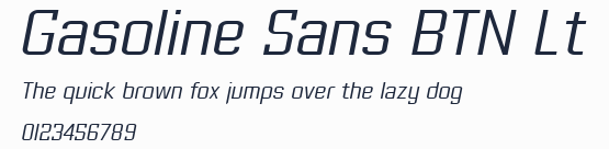 Gasoline Sans BTN Lt