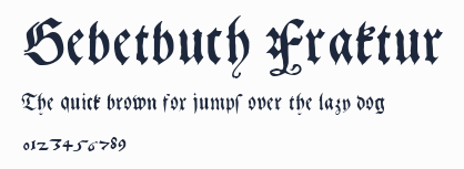 Gebetbuch Fraktur預覽圖