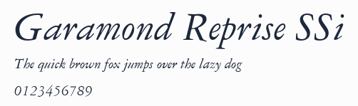 Garamond Reprise SSi預覽圖