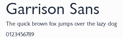 Garrison Sans