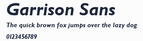 Garrison Sans