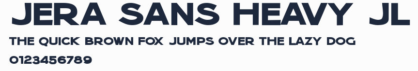 Jera Sans Heavy JL