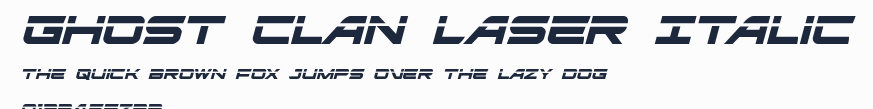 Ghost Clan Laser Italic預覽圖