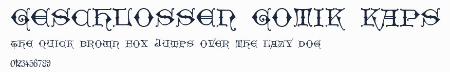 Geschlossen Gotik Kaps預覽圖