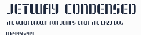 Jetway Condensed預覽圖