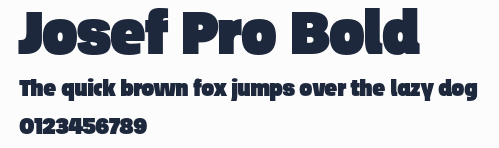 Josef Pro Bold預覽圖