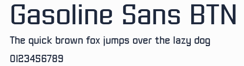 Gasoline Sans BTN預覽圖