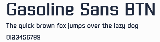Gasoline Sans BTN