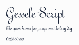 Gessele-Script預覽圖