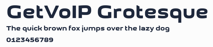 GetVoIP Grotesque預覽圖
