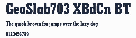GeoSlab703 XBdCn BT預覽圖