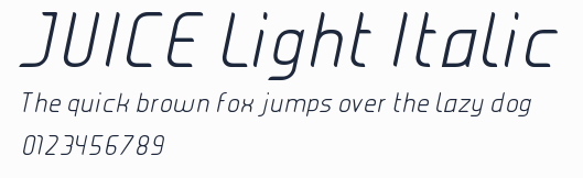 JUICE Light Italic預覽圖