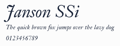 Janson SSi預覽圖