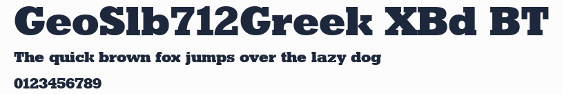 GeoSlb712Greek XBd BT