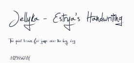 Jellyka - Estrya's Handwriting預覽圖