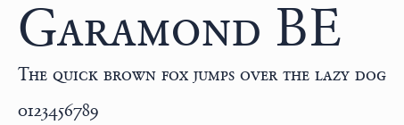 Garamond BE
