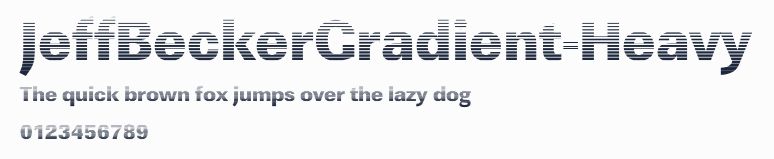 JeffBeckerGradient-Heavy預覽圖