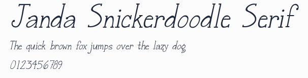 Janda Snickerdoodle Serif