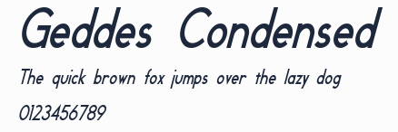 Geddes Condensed預覽圖