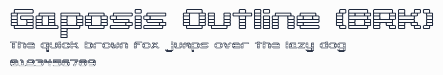 Gaposis Outline (BRK)預覽圖