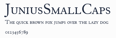 JuniusSmallCaps預覽圖