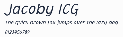 Jacoby ICG預覽圖