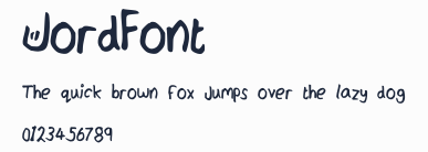JordFont預覽圖