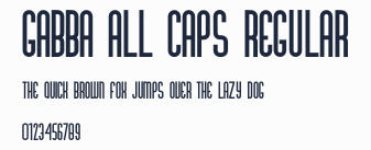 Gabba All Caps Regular預覽圖