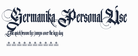 Germanika Personal Use預覽圖