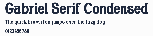 Gabriel Serif Condensed