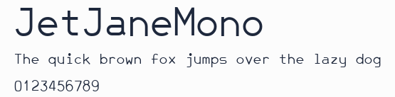 JetJaneMono預覽圖