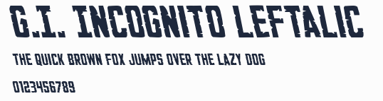 G.I. Incognito Leftalic預覽圖