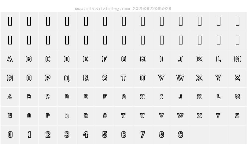 字符映射圖