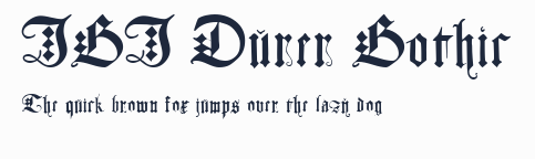 JGJ Durer Gothic預覽圖