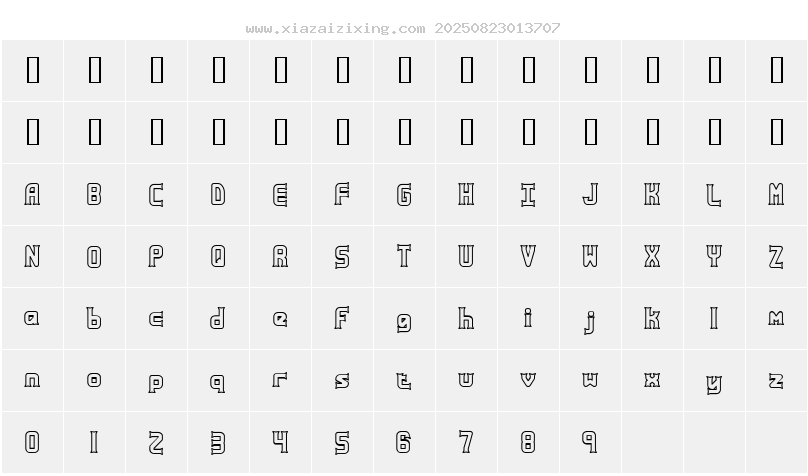 字符映射圖